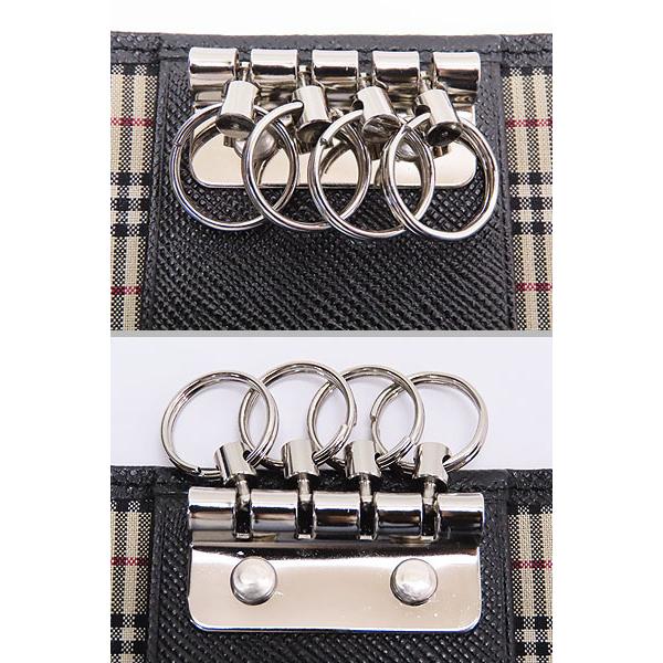BURBERRY（バーバリー） 新古品 レザー 4連キーケース キーリング