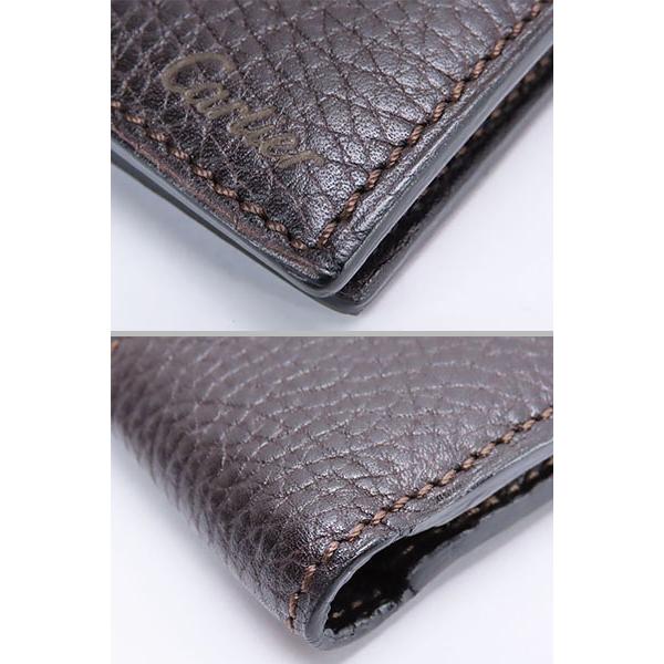 Cartier（カルティエ） 新古品 サドルステッチ 二つ折り財布