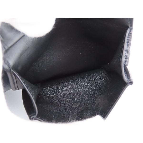 【美品】ボッテガヴェネタ 2つ折り財布 イントレチャート 黒 ブラック レザー BOTTEGA VENETA 美品 ボッテガ ヴェネタ イントレチャート 二つ折り