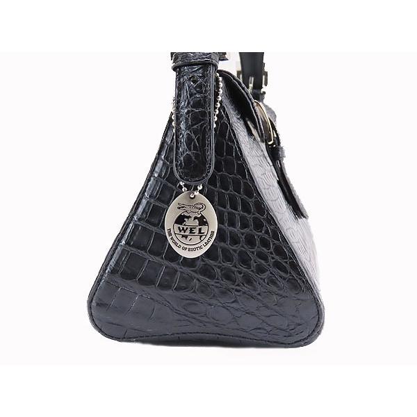 美品 TWM ウェルマーク マット クロコダイル ワンショルダーバッグ  