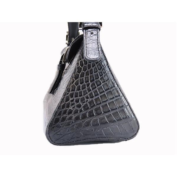美品 TWM ウェルマーク マット クロコダイル ワンショルダーバッグ  