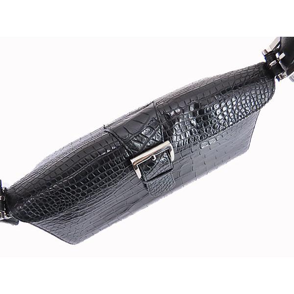 美品 TWM ウェルマーク マット クロコダイル ワンショルダーバッグ  