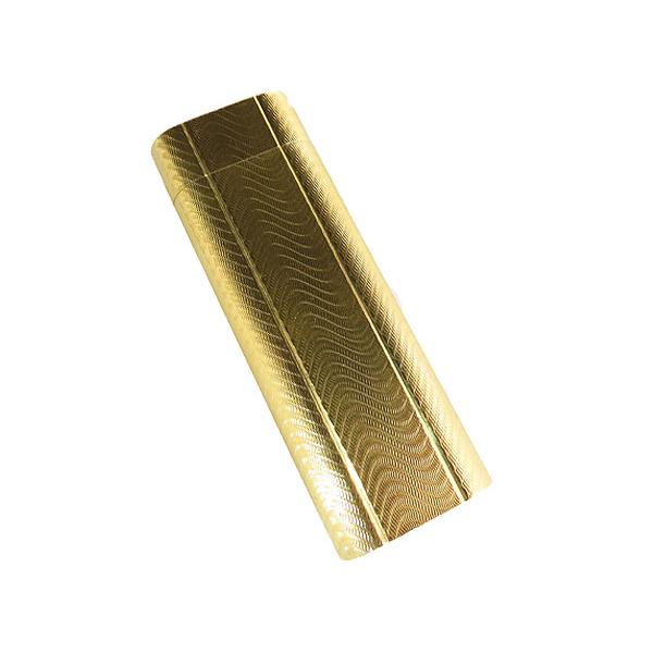 カルティエ オーバル ゴールドライター 動作品（ガスなし） 美品 Cartier（カルティエ） 美品 ウェーブ 波柄 オーバル ガスライター