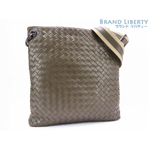 BOTTEGA VENETA 美品 ボッテガ ヴェネタ イントレチャート クロス  