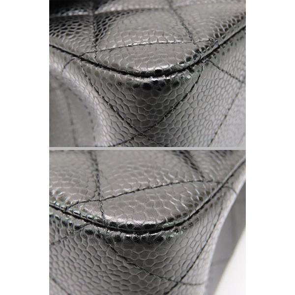 マトラッセ 未使用 シャネル 25 キャビアスキン ダブルフラップ ダブル