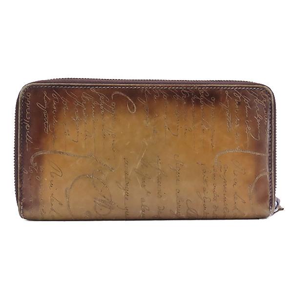 ベルルッティ イタウバ スクリット ブラウン 長財布 ダブルスタンプ