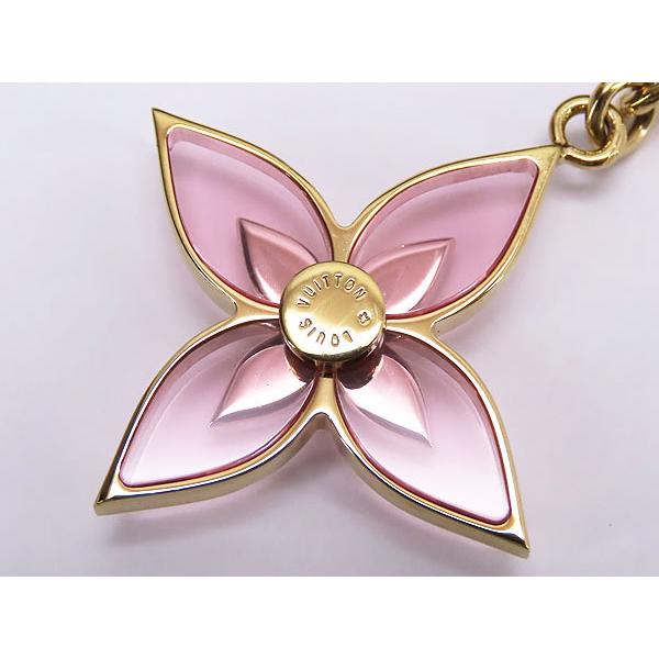 美品 ルイヴィトン LOUIS VUITTON ポルト クレ ブルーミング フラワー