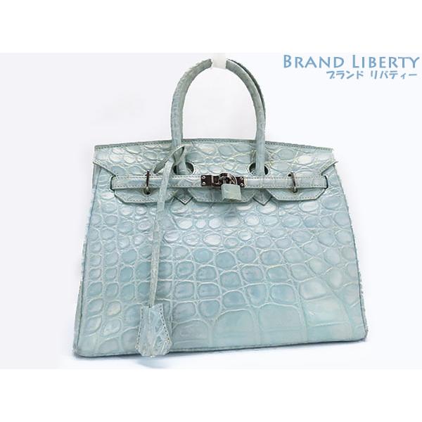 BEAUGRAND ボーグラン 日本製 JRA クロコダイル トートバッグ 美品 ボーグラン BEAUGRAND JRA ソフト クロコダイル バーキン型