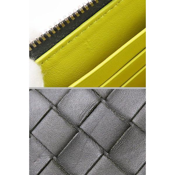 美品 ボッテガ ヴェネタ BOTTEGA VENETA イントレチャート ジップ