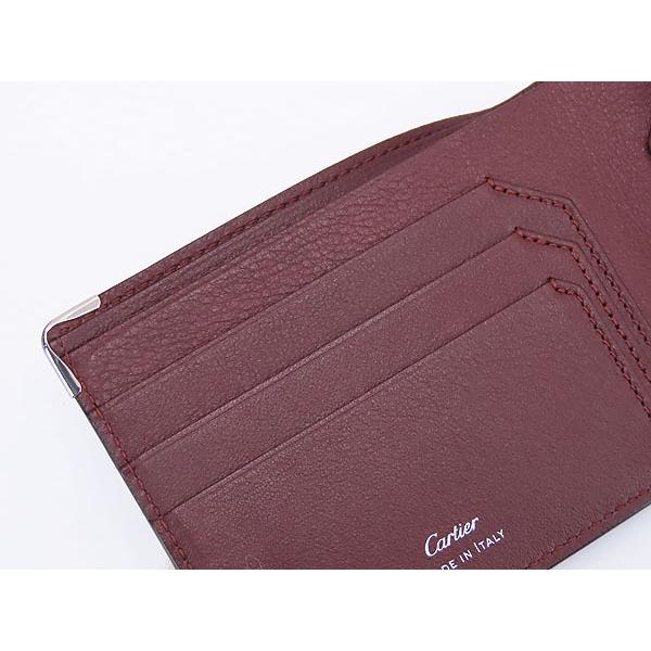 MUST DE CARTIER 美品 カルティエ Cartier マスト ドゥ 二つ折り財布