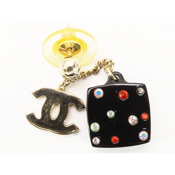 CHANEL（シャネル） 美品 ココマーク スクエア ミラー ラインストーン