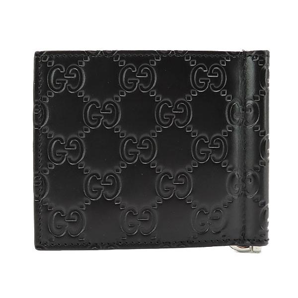 グッチシマ 新古品 グッチ GUCCI シマ シグネチャー マネークリップ