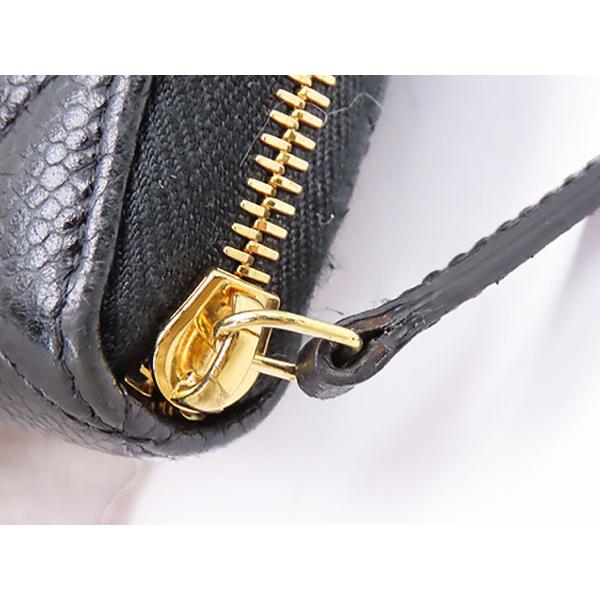 キャビアスキン 美品 シャネル CHANEL マトラッセ ココマーク ラウンド