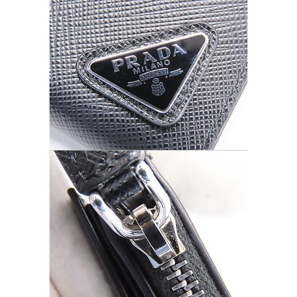 PRADA（プラダ） 未使用 サフィアーノ トライアングル 二つ折り財布