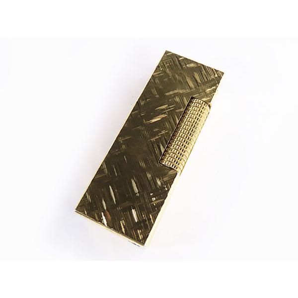 dunhill（ダンヒル） 美品 彫デザイン クロスカット ローラーガス 
