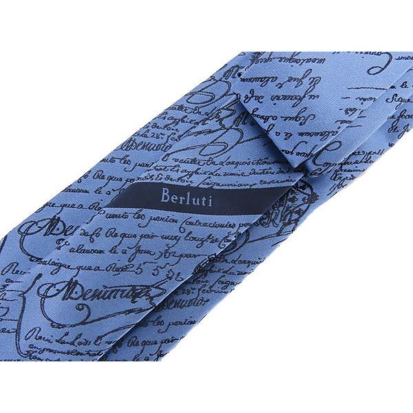 Berluti（ベルルッティ） 未使用 カリグラフィ シルクスクリットタイ