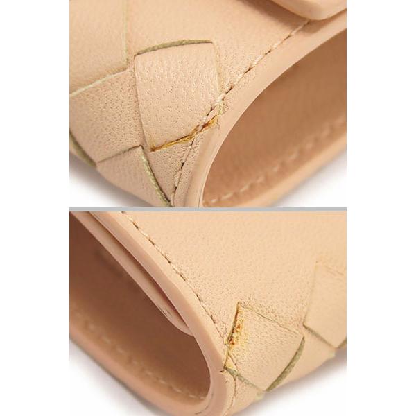 美品✨ ボッテガヴェネタ イントレチャート キーリング付 ケース ベージュ 未使用 ボッテガ ヴェネタ BOTTEGA VENETA イントレチャート 4連キー