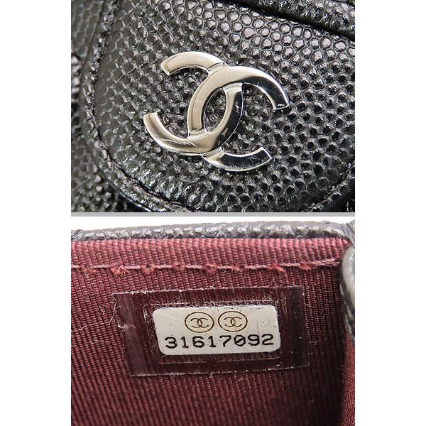 マトラッセ 未使用 シャネル CHANEL ココマーク キャビアスキン フォン