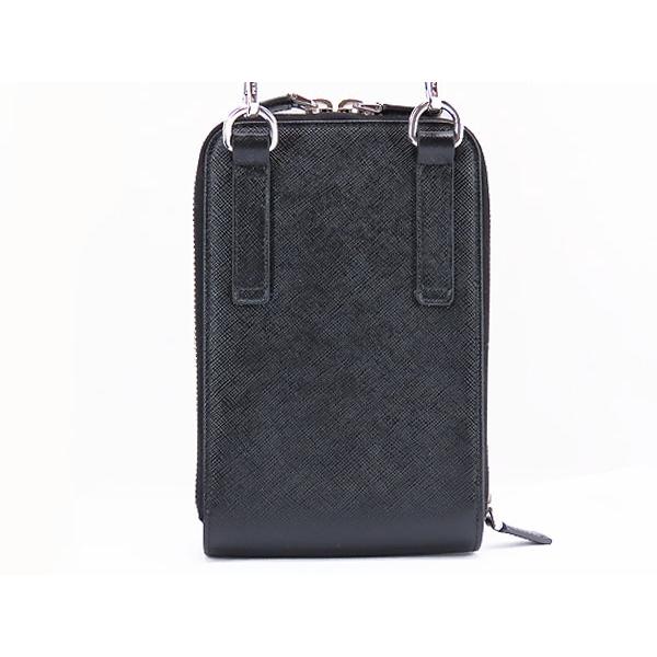 新古品 プラダ PRADA サフィアーノ スマートフォンケース フォンポーチ
