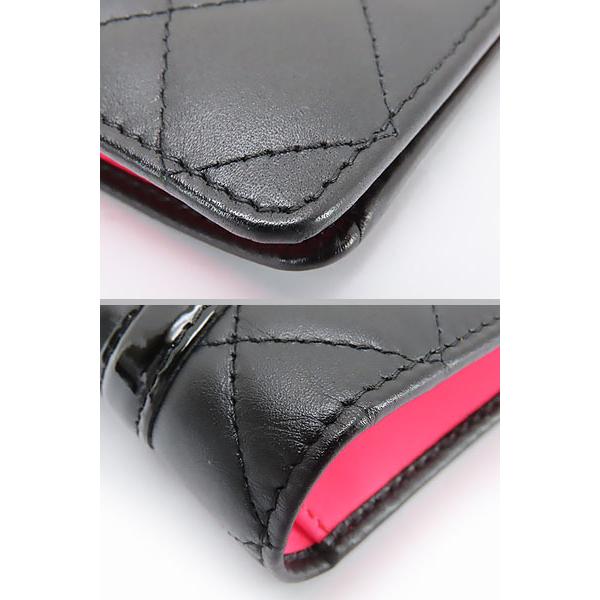 CAMBON 超美品 シャネル CHANEL カンボンライン ココマーク 二つ折り長  