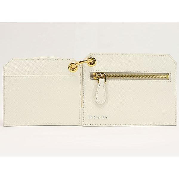 プラダ サフィアーノ パスケース未使用 中古・古着通販】PRADA (プラダ) サフィアーノレザー パスケース