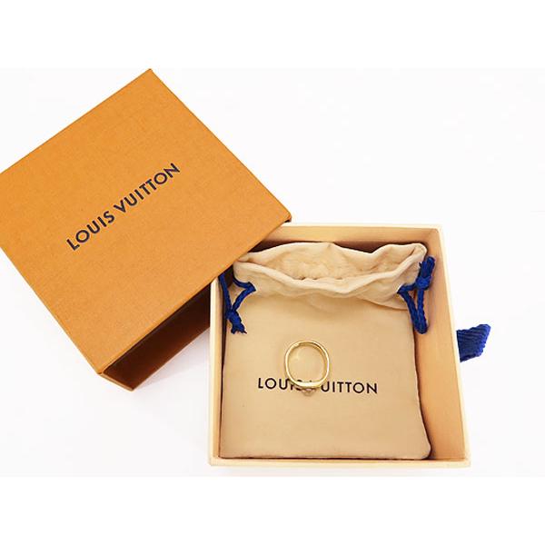 LOUIS VUITTON 美品 ルイヴィトン バーグ ナノグラム リング LOUIS VUITTON 美品 ルイヴィトン バーグ ナノグラム リング
