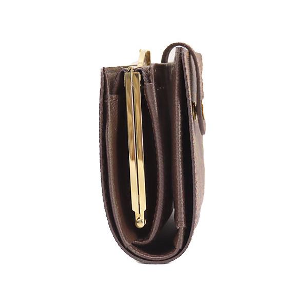 【美品】ルイヴィトン　ダミエ　ヴィエノワ　がま口　コンパクト ルイヴィトン がま口 折り財布 ダミエ ポルトモネ ヴィエノワ 美品