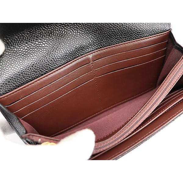 キャビアスキン 未使用 シャネル CHANEL マトラッセ クラシック ロング