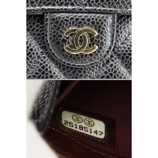 キャビアスキン 未使用 シャネル CHANEL マトラッセ クラシック ロング