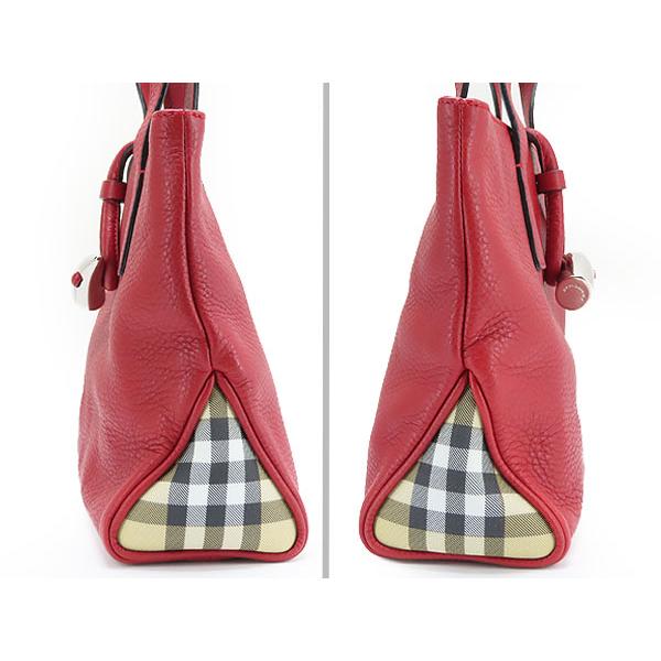 BURBERRY（バーバリー） 美品 ロンドン レザー ヘイマーケットチェック