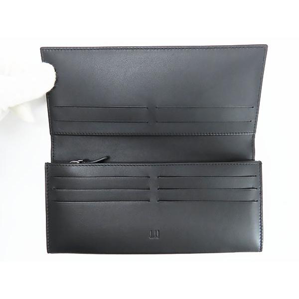 dunhill 未使用 ダンヒル サイドカー 二つ折り長財布 ブラック レザー  