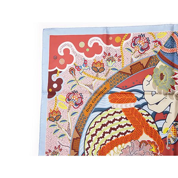 HERMES 超美品 エルメス カレ90 DUO COSMIQUE デュオ コスミック HERMES 超美品 エルメス カレ90 DUO COSMIQUE デュオ コスミック