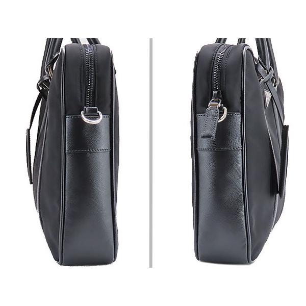 PRADA 未使用 プラダ ナイロン サフィアーノ 2WAY ブリーフケース