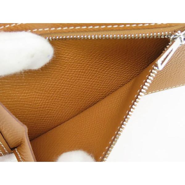 Bearn 新品同様 エルメス HERMES ベアンコンパクト 二つ折り財布