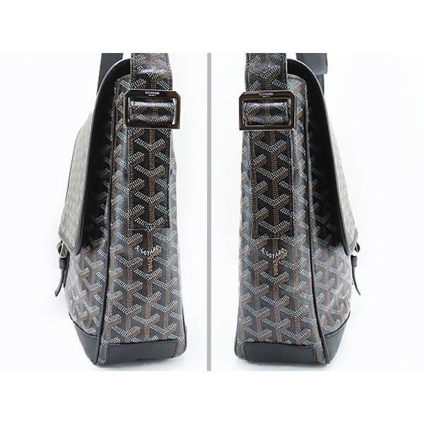 【廃盤商品】　GOYARD グランブルーメッセンジャーバック　ブラック GOYARD（ゴヤール） レア美品 グランブルー MM 斜め掛け ショルダー