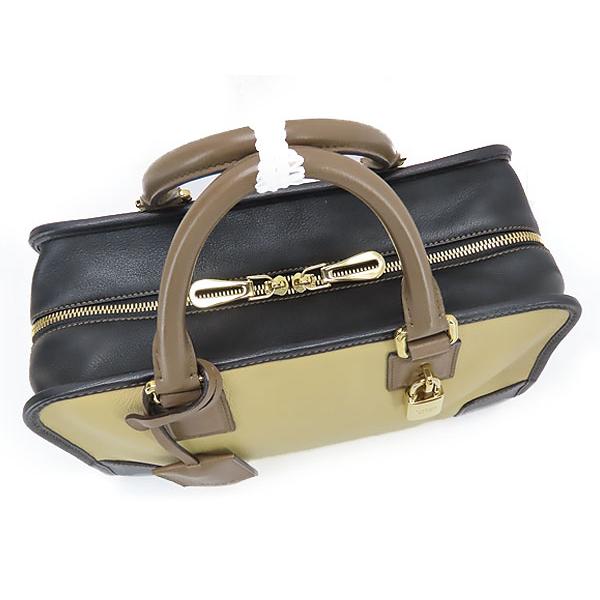 LOEWE ロエベ アマソナ28 ベージュスエード ミニボストン