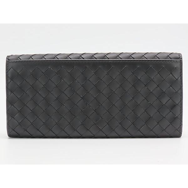 美品❗️ BOTTEGA VENETA イントレチャート ブラックレザー 折り財布 美品ボッテガ ヴェネタ BOTTEGA VENETA イントレチャート
