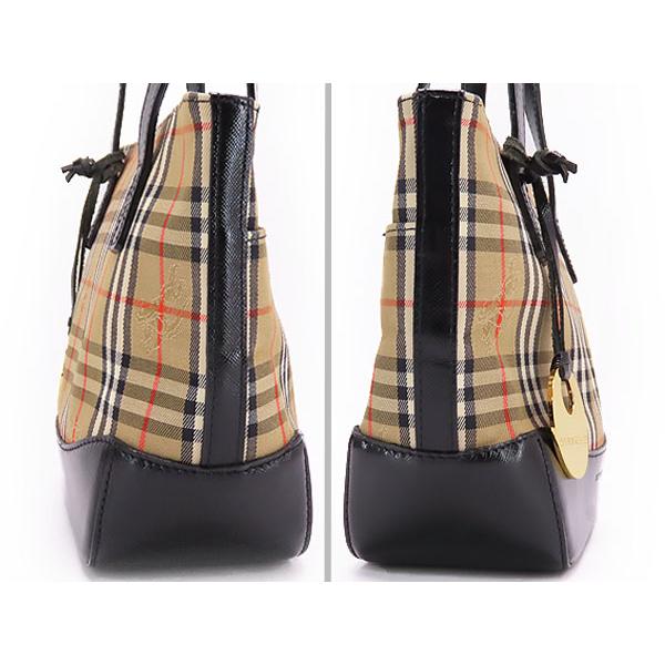 BURBERRY ほぼ新品 バーバリー ヘイマーケットチェック ミニバッグ  