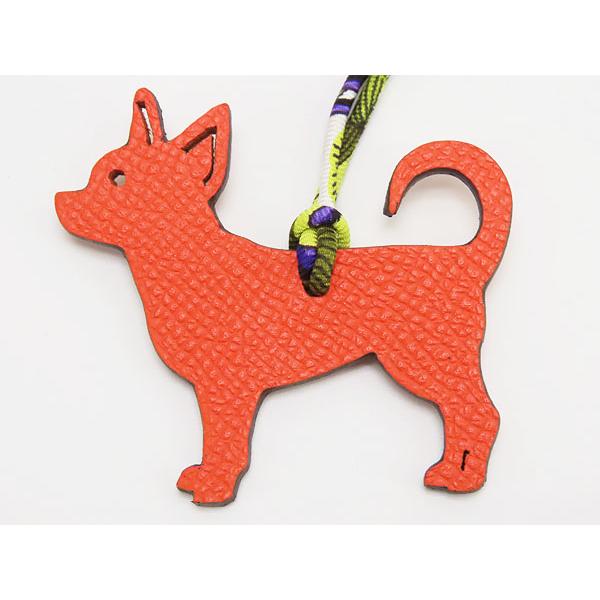 未使用 エルメス HERMES プティ アッシュ チワワ 犬 ドッグ チャーム バッグチャーム キーホルダー オレンジ ヴォーエプソン トゴ 未使用 エルメス HERMES プティ アッシュ チワワ 犬 ドッグ チャーム バッグチャーム キーホルダー オレンジ ヴォーエプソン トゴ
