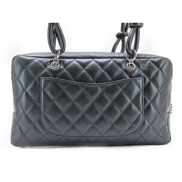 CAMBON 超美品 シャネル CHANEL カンボンライン ボーリングバッグ