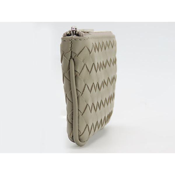 新古品 ボッテガ ヴェネタ イントレチャート キーリング付 コイン  