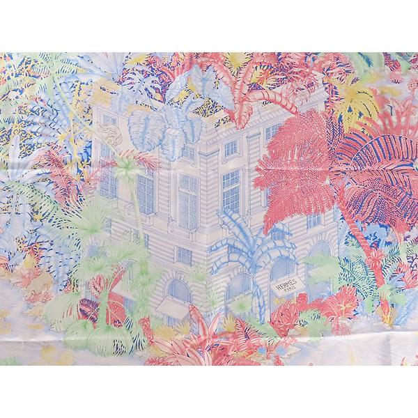 HERMES 未使用 エルメス カレ90 フォーブル トロピカル Faubourg 