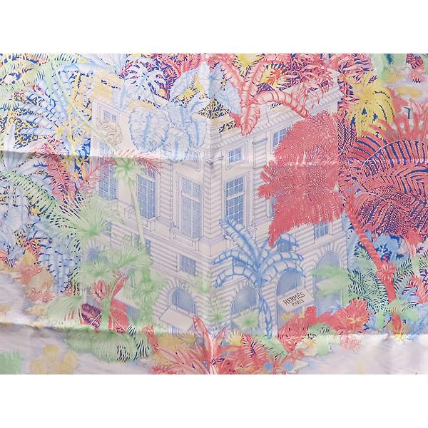 未使用 エルメス HERMES カレ90 フォーブル トロピカル Faubourg 
