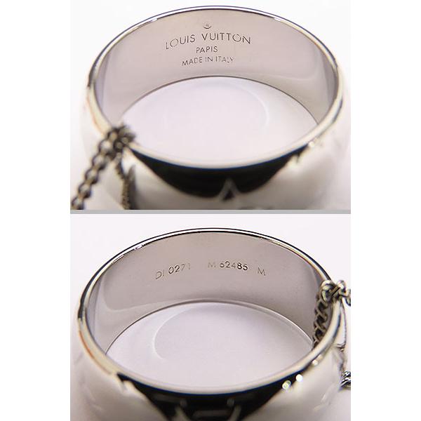 極美品‼️ louis vuitton ルイヴィトン リングネックレス【正規品】 極美品】LOUIS VUITTON リングネックレス モノグラム シルバー