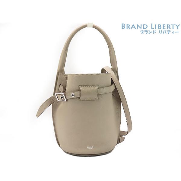 CELINE ほぼ新品 セリーヌ ビッグバッグ バケット ナノ 2WAY バケツ型 