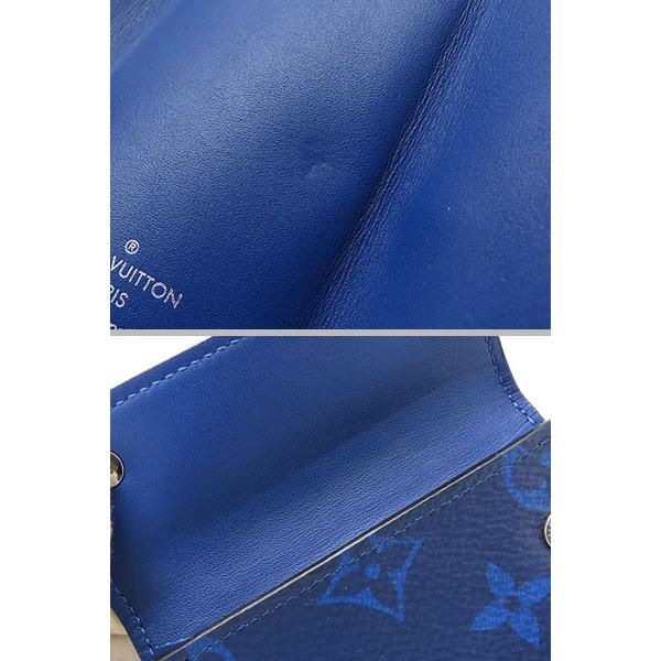 極美品❣️ ルイヴィトン ディスカバリーコンパクト タイガラマ 折り財布 ブルー 極美品】ヴィトン モノグラム タイガラマ ディスカバリー