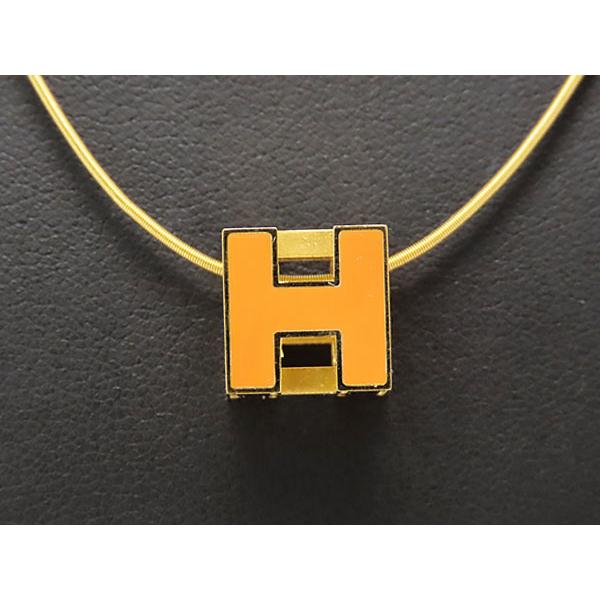 HERMES（エルメス） 美品 カージュアッシュ Hキューブ ネックレス