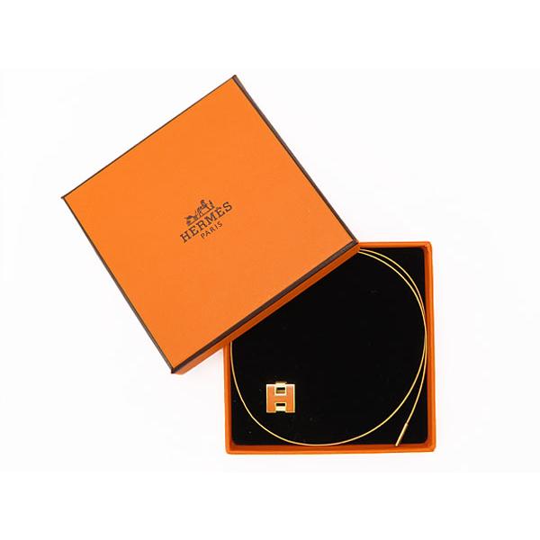 HERMES（エルメス） 美品 カージュアッシュ Hキューブ ネックレス