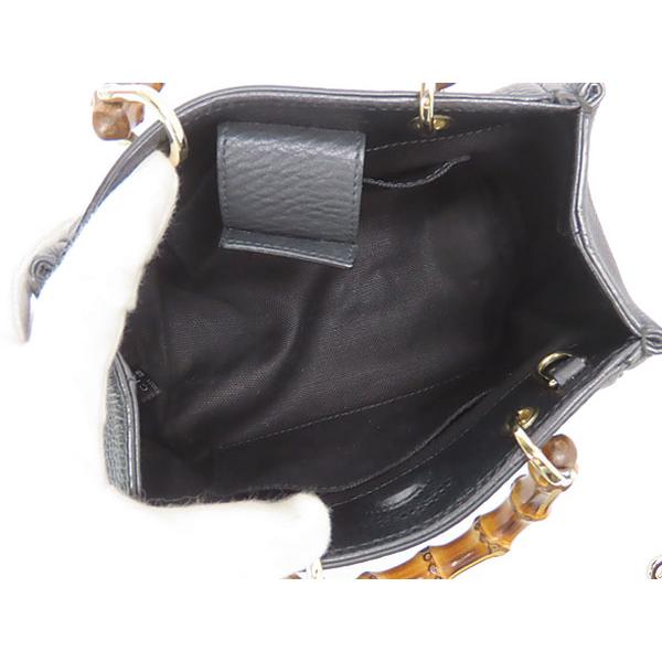 バンブー 超美品 グッチ GUCCI ミニ ショッパー 2WAY ハンドバッグ