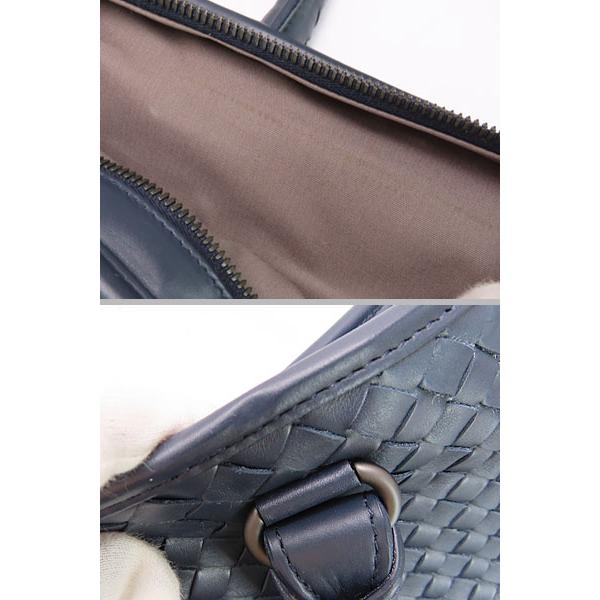 ボッテガヴェネタ　イントレチャート　ビジネスバック　ブルーグレー　美品 BOTTEGA VENETA（ボッテガ・ヴェネタ） 新品同様 ボッテガ ヴェネタ